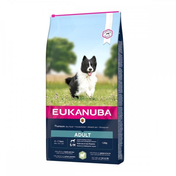 Eukanuba Dog Adult Small & Medium Breed Lamb & Rice (12 kg)