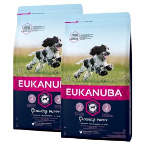 Eukanuba Dog Puppy Medium 2 x 15kg