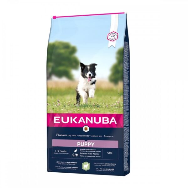 Eukanuba Puppy Small & Medium Breed Lamb & Rice (12 kg)