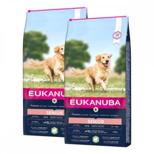 Eukanuba Dog Senior Large Breed Lamb & Rice  2 x 12kg