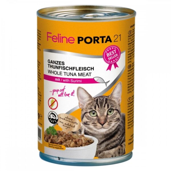 Feline Porta 21 Tunfisk og Krabbe (400 g)