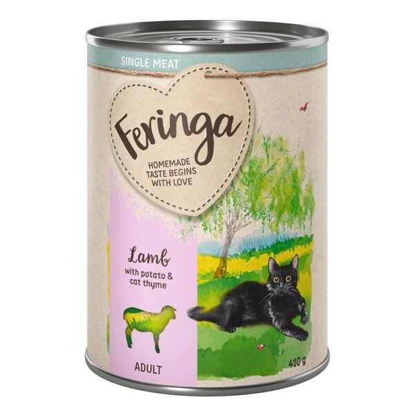 Feringa Single Meat Menu 6 x 410 g - Lam med potet & kattegamander