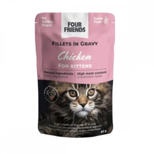 Four Friends Kitten Chicken in Gravy 85 g