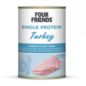 Four Friends Dog Single Protein Turkey 400 g