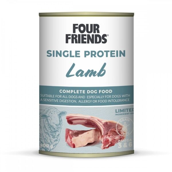 Four Friends Dog Single Protein Lamb 400 g