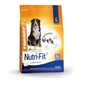 Fokker Adult Large Nutri-Fit hundemat for voksne - Dobbeltpakke: 2 x 13 kg