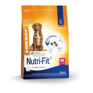 Fokker Adult Medium Nutri-Fit hundefôr til voksne - Dobbeltpakke: 2 x 13 kg