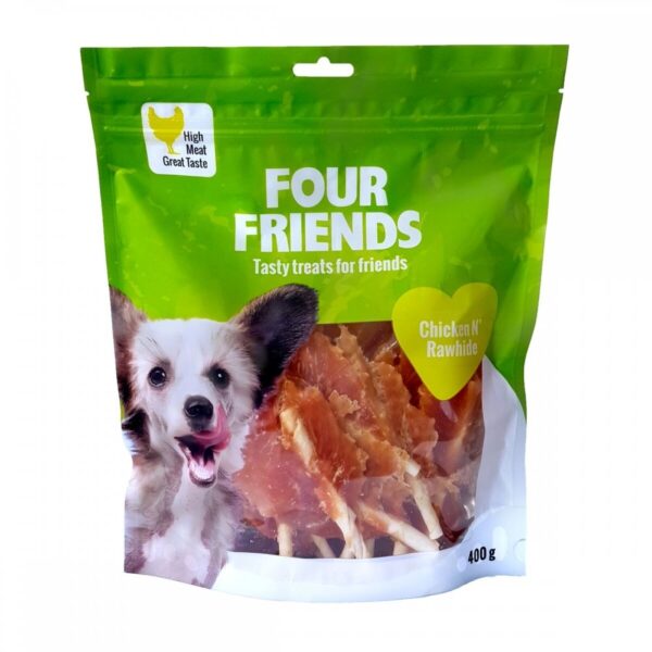 FourFriends Dog Chicken N' Rawhide 400 g