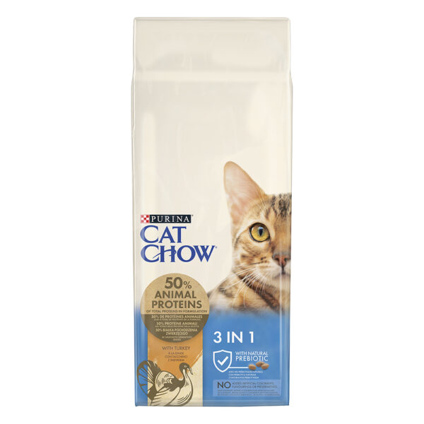 Cat Chow Special Care 3in1 med kalkun - 15 kg