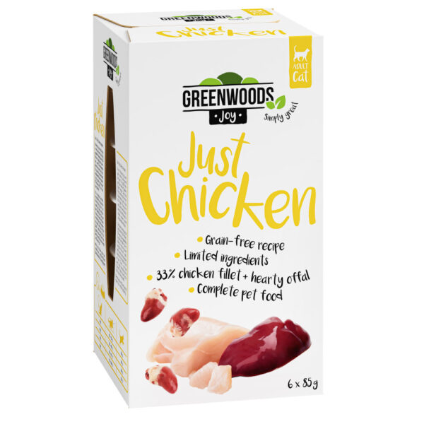 Greenwoods Joy 6 x 85 g - Kyllingfilet