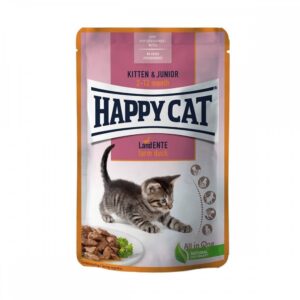 Happy Cat Kitten & Junior Farm Duck 85 g