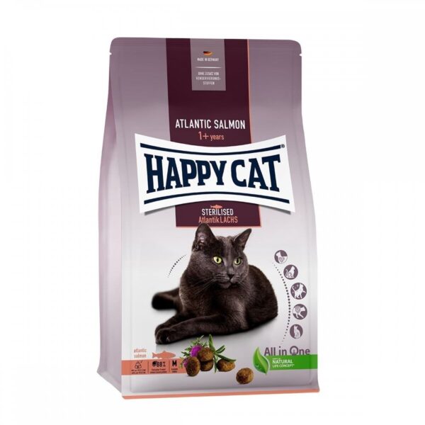 Happy Cat Sterilised Salmon (1