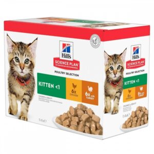 Hill's Science Plan Kitten Chicken & Turkey 12x85 g