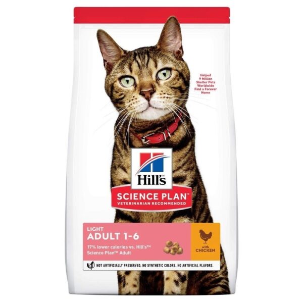 Hill's Science Plan Cat Adult Light Chicken (10 kg)