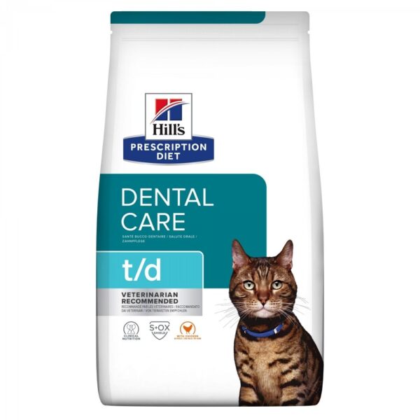 Hill's Prescription Diet Feline t/d Dental Care Chicken (1