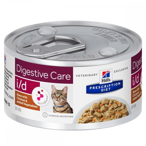 Hill's Prescription Diet Feline i/d Digestive Care Stew Chicken & Vegetables 82 g