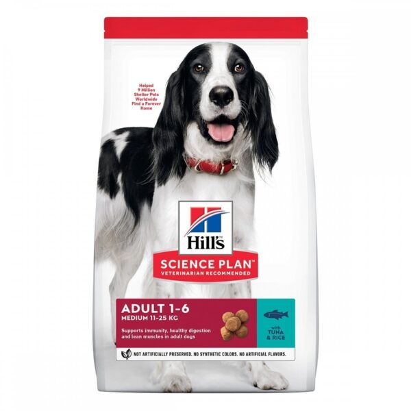 Hill's Science Plan Dog Adult Medium Tunfisk & Ris (2