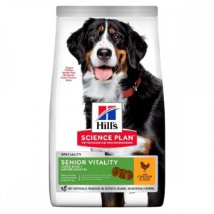 Hill's Science Plan Dog Adult 7+ Senior Vitality Large Breed Chicken 14 kg