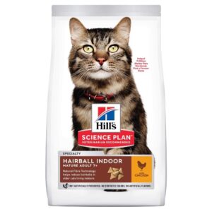 Hill's Science Plan Cat Mature Adult 7+ Hairball Indoor Chicken (2