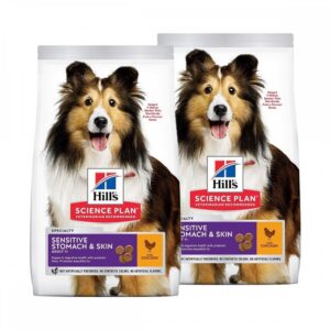 Hill's Science Plan Sensitive Stomach & Skin Medium Chicken 2 x 14kg