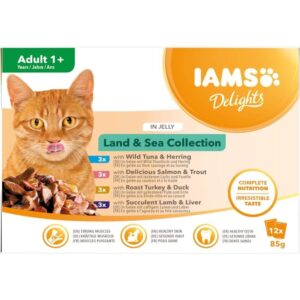 Iams Delights in jelly Multipack Land & Sea 12x85 g