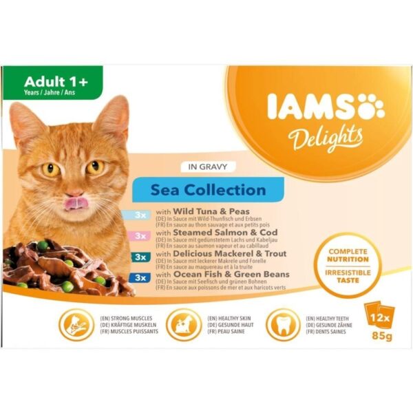 Iams Delights in gravy Multipack Sea Collection 12x85 g