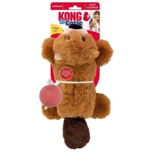 KONG Cozie Pocketz Kosedyr Bever med Lomme