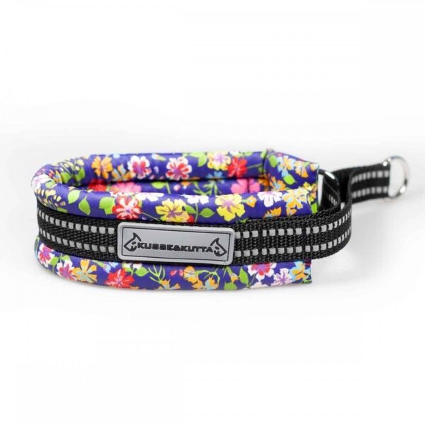 Kusse&Kutta Hundehalsband Lycra Blomster (5)