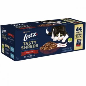 Latz Tasty Shreds Farm Selection Multipakke 44x80 g