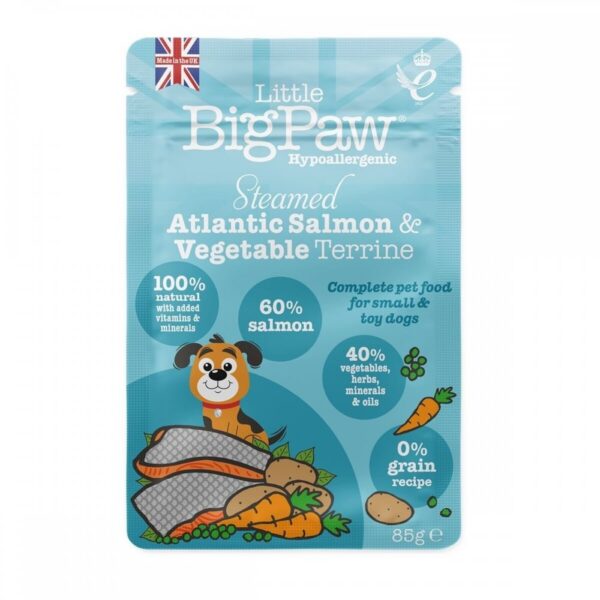 Little BigPaw Steamed Salmon & Vegetables (85 g)