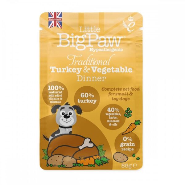 Little BigPaw Turkey & Vegetables Dinner (150 g)