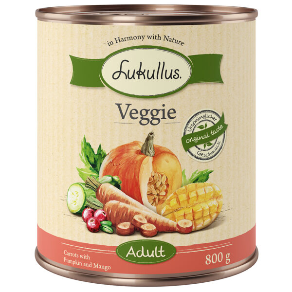 Økonomipakke Lukullus 24 x 800 g - Voksen Veggie