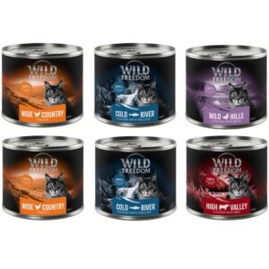 Wild Freedom Adult 6 x 200 g - Blandet pakke 2