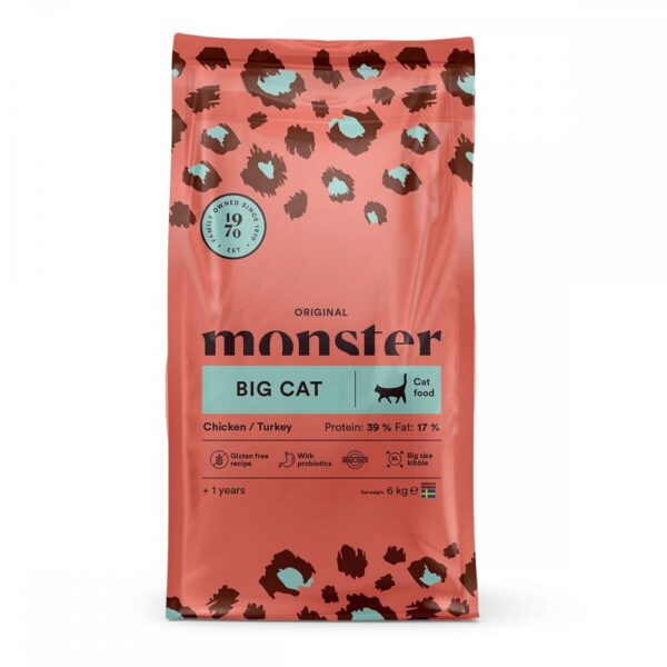 Monster Cat Original Big Cat Chicken & Turkey (6 kg)