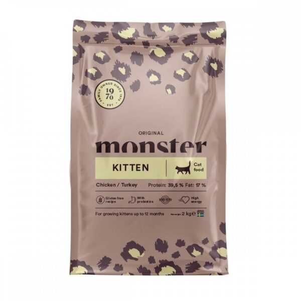 Monster Cat  Kitten Chicken & Turkey (2 kg)