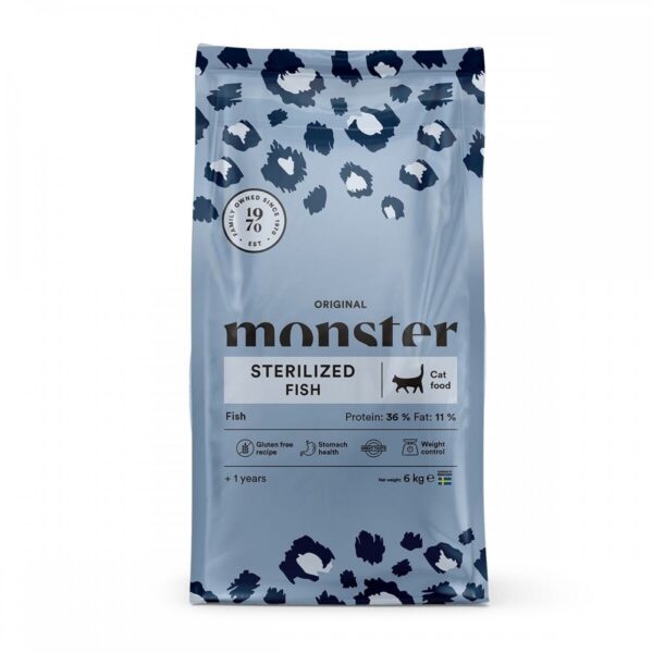 Monster Cat Original Sterilized Fish (6 kg)