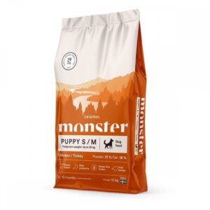 Monster Dog Puppy Small & Medium Chicken & Turkey (12 kg)