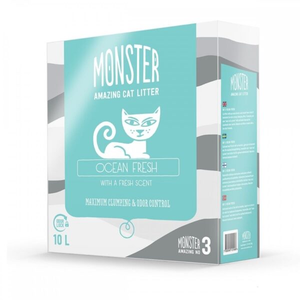 Monster Kattsand Ocean Fresh 10 liter