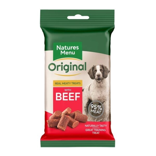 NaturesMenu Dog Real Meaty Treats Beef 60 g