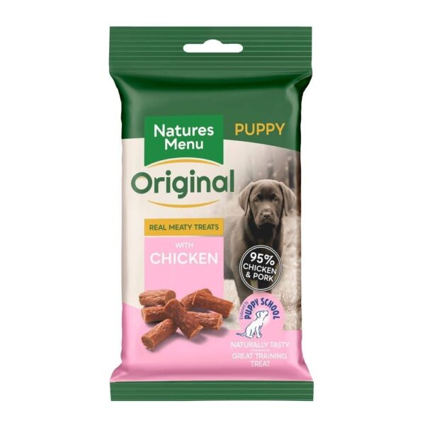 Natures:menu Treats Puppy Kylling & Svin 60 g