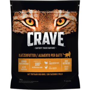 Crave Cat Adult Turkey & Chicken - 750 g