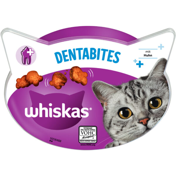 Whiskas Snacks økonomipakke - Dentabites med kylling (8 x 40 g)