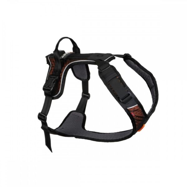 Non-stop Dogwear Rock Harness Hundesele Svart/Orange (L)