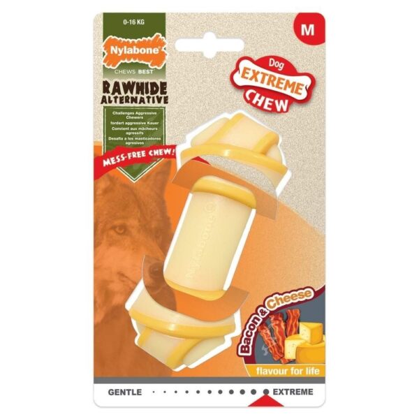 Nylabone Extreme KnotBone Bacon & Cheese M