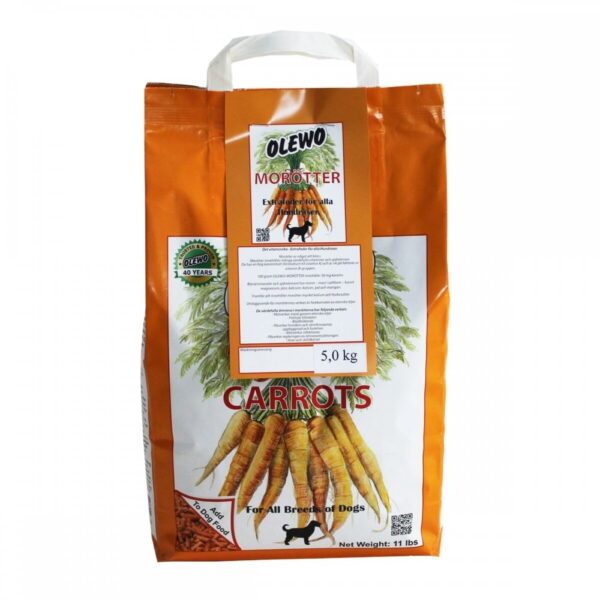 Olewo Gulrotpellets for Hund (5 kg)