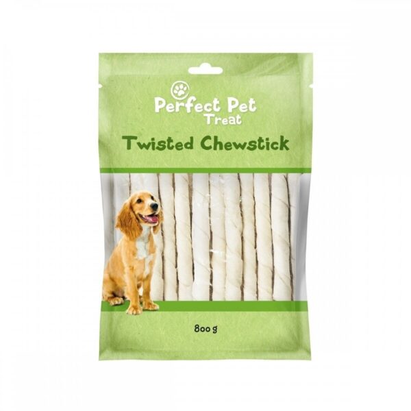 Perfect Pet Twisted Tyggpinne 15 cm 50-pack