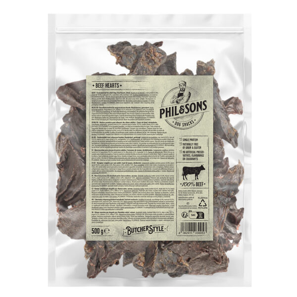 Phil & Sons Oksehjerte - 500 g