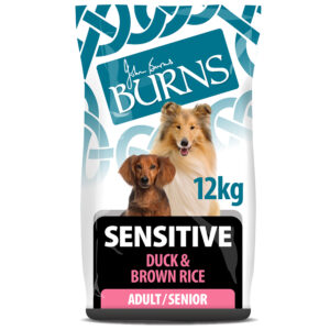 Burns Adult & Senior Sensitive - Duck & Brown Rice - And og brun ris - 12 kg