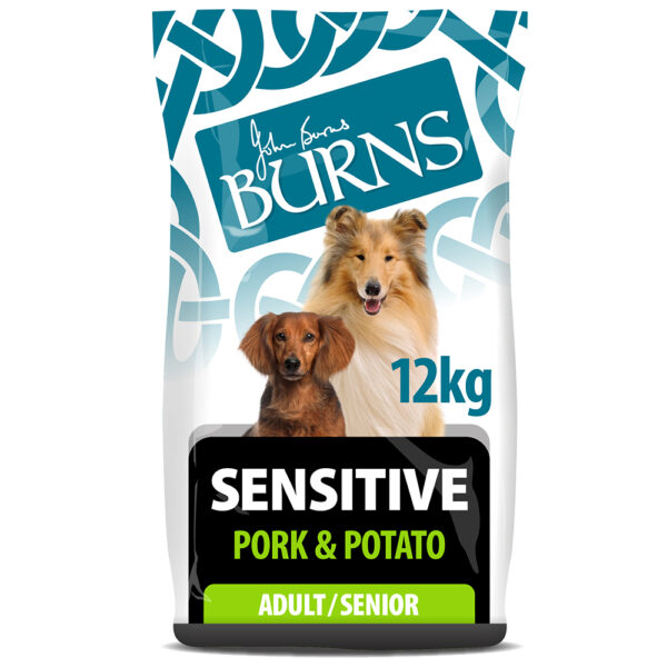 Burns Adult Sensitive - Svinekjøtt og potet - Økonomipakke: 2 x 12 kg