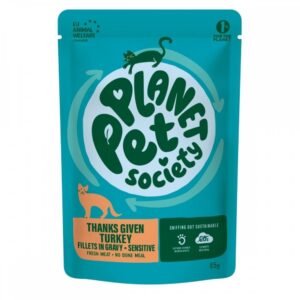 Planet Pet Society Cat Sensitive Thanks Given Turkey 85 g